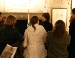 Collégiens dans l'expo Dali à la rencontre de Goya